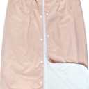 Large Bamboo Wearable Incontinence Bed Pads Washable - Adult Diaper Skirt for Highly Absorbency - Washable Bed Mats for Bedwetting - Reusable Incontinence Bed Mattress Mats for Adults, Dog, Kids
(Pink)