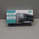 GRENFU Stove Knob Covers for Child Safety (5 + 1 Pack) Gas Stove Knob Covers with Strong Adhesive Double-Sided Tape Oven Knob Covers for Child Safety Prevent Kids & Pets from Turning on Stoves Black