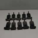 10 Pack Original Walkie Talkie Belt Clip Compatible with Two Way Radio WLN KD-C1 Retevis RT22 Zastone X6 LUITON LT-316 NKTECH NK-U1 Baofeng T20 Zeadio ZS-B1 TIDRADIO TD-M8 RADTEL RT-10 RADIODDITY R1