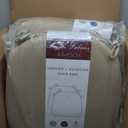 Magpie Fabrics 43x45cm U-Shape Chair Cushions with Ties 4 Count, Outdoor Indoor Waterproof All Weather Seat Pads Decoration for Patio Garden Dining Office - Khaki