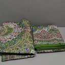 Lovewag Cat Litter Mat 2 Pack - Large 36x48 Machine Washable Easy Clean Non-Slip Waterproof Trapping Mats for Cats - Peacock Garden