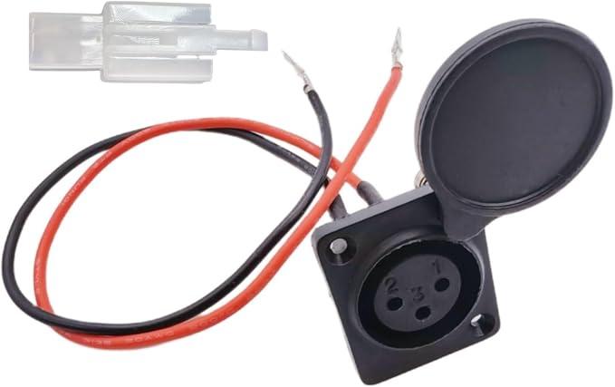 XLR Charging Port Socket For Razor Electric Dirt Bike MX500 650 Izip Schwinn E Scooter w EVO 500 800