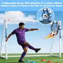 Soccer Goal for Backyard 8x6 FT Soccer Goals Weatherproof and Portable HPVC Soccer Goal with Soccer Target Net and Carry Bag for Kids and Adults Outdoor's Practice Training