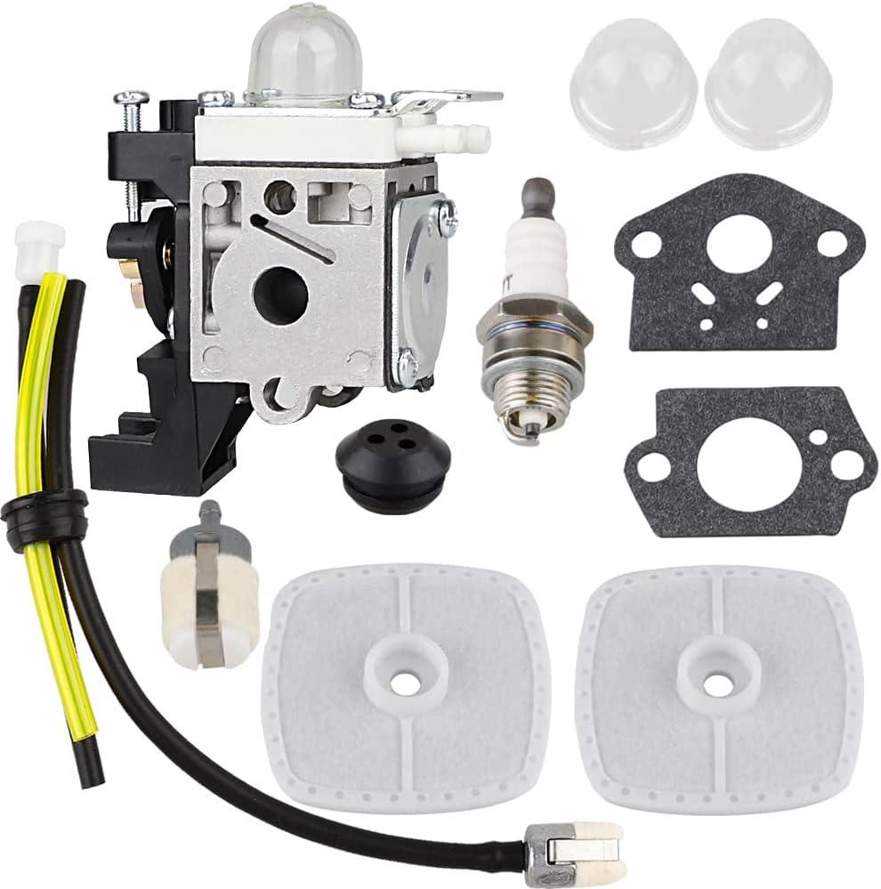 RB-K92A Carburetor with Fuel Filter Spark Plug for Echo HC-152 HC-2210 HC-2810 HC-3810 Shindaiwa DH232 DH235 Hedge Trimmer A021004740 Carb