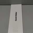 Delamu Cord Hider, Cord Covers for Wires on Wall, One-Cord Cable Hider, Self-Adhesive Wire Hiders Wire Covers for TV Cords on Wall, Easy Mount Cable Cover Management Kit, 6X W0.59 H0.4in, White