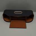 HOLDCY Car Back Seat Organizer with 2 Drink Cup Holder - Tissue Box and Storage Box Hook - Multi-functional Storage - Great for Kids and Travel (Black)