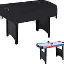 Air Hockey Arcade Table Cover,Heavy Duty 600D Oxford Covers for Hockey Game Table/Foosball and Game Soccer Table ,Outdoor Waterproof,Rain, Snow and Wind-Proof (Black, 60*32*20in)