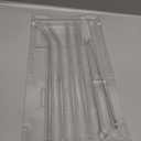 HeykirHome 4-Pack Reusable Glass Straw, Size 8.5''x10 MM, Including 2 Straight and 2 Bent with 2 Cleaning Brush- Perfect For Smoothies, Tea, Juice