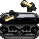 Monster AI Translation Earbuds Open AC601, 3-in-1 Translator Wireless Earphones, Bluetooth 6.0 Open Earbuds with 115 Languages Translation, Real-Time AI & Touch Control Wireless Headphone (Black)