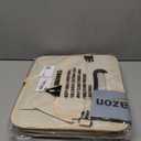 AOKJOY Car Trunk Organizer Car Storage Organizer Collapsible Multi Compartment Car Organizer Adjustable Straps for SUV(Beige)