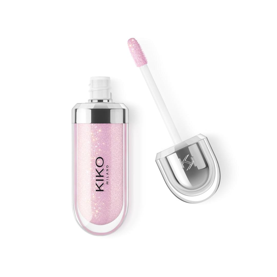 Kiko Milano 3D Hydra Lip Gloss High Shine, Hydrating, Plumping, Non-Sticky, Moisturizing Lip Makeup 27 Pearly Lavender 6.5ml