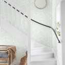 3 x Ismoon Green Peel and Stick Wallpaper Boho Geometric Contact Paper 17.3"x78.7" Sage Green Modern Removable Wall Paper for Kitchen Cabinet Self Adhesive Wallpaper Bathroom Waterpoof Decor Vinyl