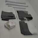 3-Piece California King Size Bed Rails for Toddlers, with Headboard Rod -Height Adjustable Baby' Safety Bed Rails Guard for California King Size Bed(3Pack 82.7"x82.7"x70.8"-Gray) 