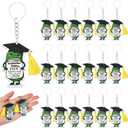 Nosiny 24 Pcs 2026 Graduation Gifts Bulk Pickle Funny Keychain Appreciation Gifts Graduate Graduation Decorations Cute Congrats for Class High School College Graduations
