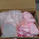 JenPen 6 Set Spa Party Favors Robes and Accessories Kit Supplies for Spa Sleepover Slumber Party Wedding Birthday(Pink, Rose Red, Size 8)