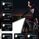 Super Bright Bike Lights for Night Riding, Compatible with Garmin/GoPro Mount, 1200Lumen Bike Headlight, Waterproof Rechargeable Bicycle Light Taillight, Bicycle Light Front Back for Commuter Cyclists