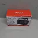 Portable AM/FM Transistor Radio with Loud Speaker, Battery or USB Powered - Compact Emergency Radio for Indoor, Outdoor, Travel & Storms (Model BJL-671) (Gray)