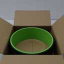 Fitvids Yoga Wheel for Stretching - Spine Stretching & Flexibility Enhancer with Non-Slip Surface, Full-Body Workout Equipment for Improved Mobility, Multiple Colors (Green)