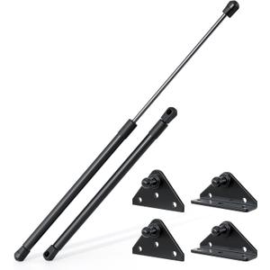 JAGASOL 20 Inch 40 lbs Gas Struts with Mounting Brackets for RV Bed Lift, Heavy Duty Shock Springs for Storage Door.(Fit 35-45 lbs Lid)