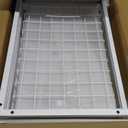 REALINN Under Sink Organizer, Pull Out Cabinet Organizer 2 Tier Slide Out Sink Shelf Cabinet Storage Shelves, Storage for Kitchen Bathroom, White, 2 Pack