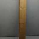Beige White Textured Linen Semi Sheer Cordless Roller Shades 35" W x 72" H