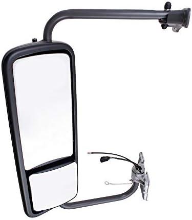 Replacement Drivers Power Mirror Textured Black with Heat Antenna Compatible with 1996-2017 Columbia A22-65433-002
