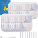 16-Pack Cat Water Fountain Filter Compatible With Catit Pixi Water Fountain Filter Replacement Triple Action Water Filter, 4 Pump Tubes 1 Hard Brush