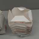 Combo - Pack of 25 Chinese Take Out Boxes Pagoda 16 oz/Pint Size Party Favor and Food Pail with 25 Chopsticks in DHI Packaging