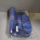 Thorza Drawstring Backpack, Water-Repellent, Shoe Compartment, Cyanine Blue