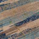 Runner Rug for Hallway 2'6x12 - Indoor Modern Abstract Long Washable Rugs with Non Slip Backing Ultra Soft Low Pile Carpet for Kitchen Entryway Home Decor Floor Mat for Bathroom Laundry 2'6x12 Blue