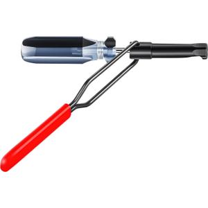 Dreyoo 13mm Valve Adjustment Tool Jam Nut, Slotted Valve Adjusting Stud, Valve Grinding Tool Compatible with Honda/Nissan Auto Vehicle Engines, Valve Lapping Guiding Removal Tool