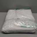 JIYUAN 100% Washed Cotton Duvet Cover Set 3 Pieces Oversized Queen, 1 Duvet Cover 98x98 Inches(Comforter Not Included) and 2 Pillowcases,Linen Feel Bedding Set Comfy and Breathable,Bright White