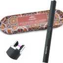 FUKKUDA Electric Candle Lighter with Gift Box  USB Rechargeable Windproof & Flameless Plasma Arc Lighter for Candles, Bohemia Box Obsidian Black