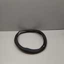 Ouzorp Car Steering Wheel Cover, Microfiber Leather Steering Wheel Covers with Anti-Slip Lining, Universal 14.5-15 inchs Black with Red line