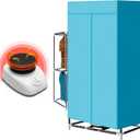 1000W Portable Clothes Dryer with Dryer Bag for apartments, RV, Travel(US plug)