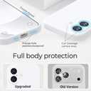 Ktele Magnetic for iPhone 17 Case [Compatible with Magsafe] [Premium Silicone Satin-Smooth Touch] Slim Shockproof Anti-Scratch Microfiber Lining Case, 6.3 inch, White