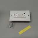 ELECTECK 10 Pack GFCI Outlets 20 Amp, Non-Tamper Resistant, Decor GFI Receptacles with LED Indicator, Ground Fault Circuit Interrupter, Wallplate Included, ETL Listed, White