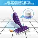 Bisenkud Refillable Bottle for Swiffer Wet Jet Mop - 500ml /17 FL OZ - Leak-Proof HDPE Solution Bottle, EmptyNot for Power mop