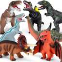 7PC Big Dinosaur Toys - Boys & Girls - Ages 3-5