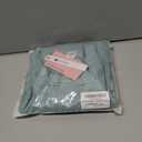 Women's Oversize Workout Crop Tops Short Sleeve Crewneck Drop Shoulder Boxy T Shirts Summer Casual Solid Basic Tees (L)