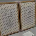 11x17 Oak Picture Frame, Solid Oak 11x17 Poster Frame with Mat to 8x12(Openning Size is 7.5x11.5), Natural Wood 17x11 Frames for Wall, Set of 3