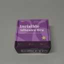 Invisible Strapless Sticky Bra Push up for Women, Ultra Adhesive Bra for Backless Dress, Cleavage Bra Lift with Pasties Kit (B Cup, Beige)