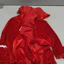 MYGBCPJS Boys Girls Velvet Christmas Hooded Bathrobe Matching Sash Little Kids Ruffle Long Sleeve Xmas Pajamas Pjs Sleepwear (3-4T, Color # 01)