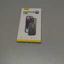 Lamicall Magnetic Phone Case for iPhone 15 Pro, for MagSafe - [18 FT Mil-Grade Drop Protection] Phone Case with Air Bumpers and Raised Edges, Shockproof Case for iPhone 15 Pro, Black