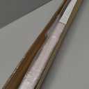 UNISHADES Cordless Blinds for Indoor Windows 1" Vinyl Textured Print Slats Mini Blinds for Home, 32" W × 36" H - Sand