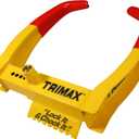 Trimax TCL75 - Trailer Wheel Lock - Fits 7"-11.25" Tires - Wheel Boot Lock for Trailer, Car, Truck, Boat, ATV, Camper, and More