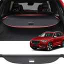 Cargo Cover Fit for Volvo XC90 2016 2017 2018 2019 2020 2021 2022 2023 2024 Accessories,Retractable Rear Trunk Cover Luggage Security Shield Shade Cover
