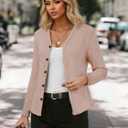 Womens Knit Cardigan Sweaters Long Sleeve Open Front Button Down Lightweight Casual Fall Fashion Jacket Tops OneSize (Gray)