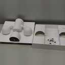 Google Nest Cam with Floodlight - Outdoor Camera - Floodlight Security Camera, White, 1 Count (Pack of 1)