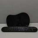 Mouse Pad Wrist Support, Laokiiy 2 in1 Keyboard Wrist Rest+ Ergonomic Mouse Pad, Non-Slip Wrist Rest for Computer Keyboard, Made Easy Typing & Relieve Wrist PainBlack